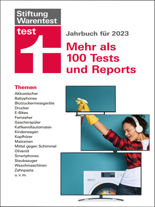 Title details for test Jahrbuch 2023 by Stiftung Warentest - Available